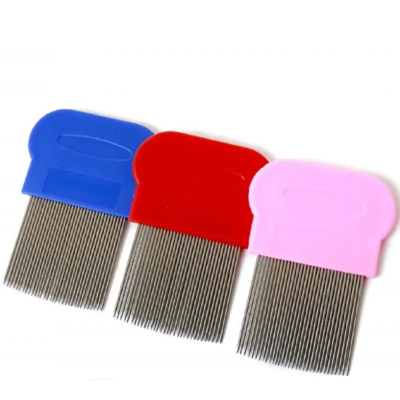 Pieptan purici portabil color 8/6 cm
