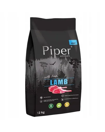 PIPER Hrană uscată cu miel pentru câini 12 kg