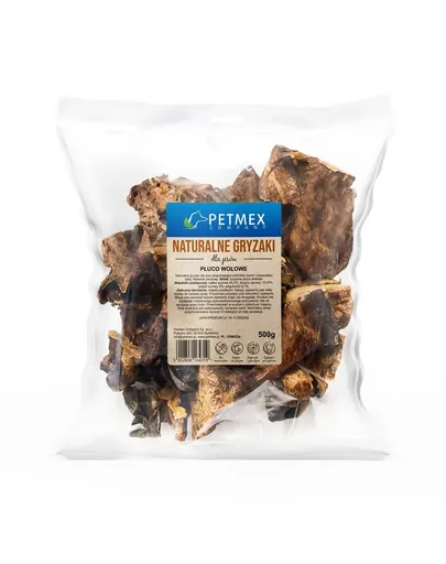 Plămân de vită câini snack natural ușor PETMEX 500 g