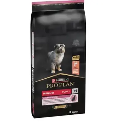 Pro Plan Dog Puppy Medium Sensitive Skin Somon 12 Kg