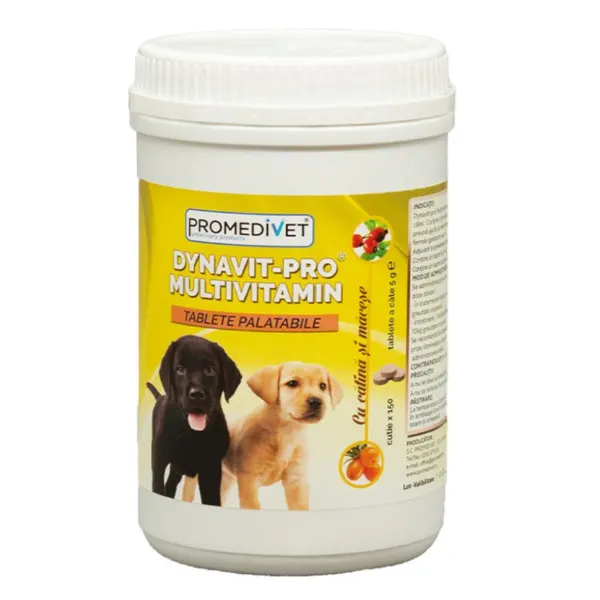 Promedivet Dynavit Pro Multivit Caini Talie Mare 150 TBL