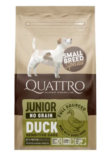 Quattro Dog Small Breed No Grain Junior 1,5 kg
