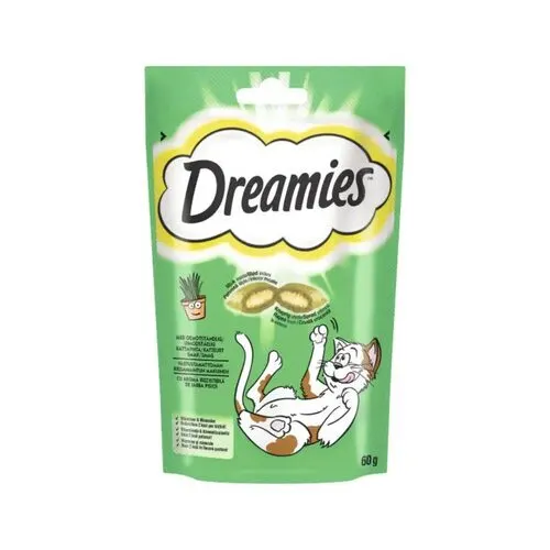 Recompensă pentru pisici Dreamies Iarba pisicii 60 g Engros