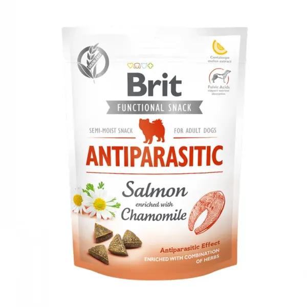 Recompense Brit Care Dog Snack Antiparasitic Salmon&Chamomile 150g