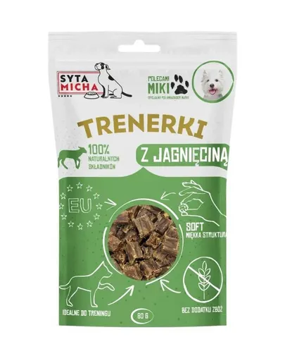 Recompense câini miel monoproteic pentru antrenament SYTA MICHA 15g