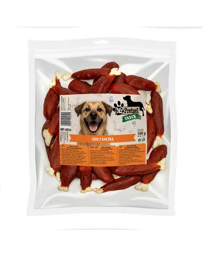 Recompense câini pulpă de rață MR. PRETZEL 500 g
