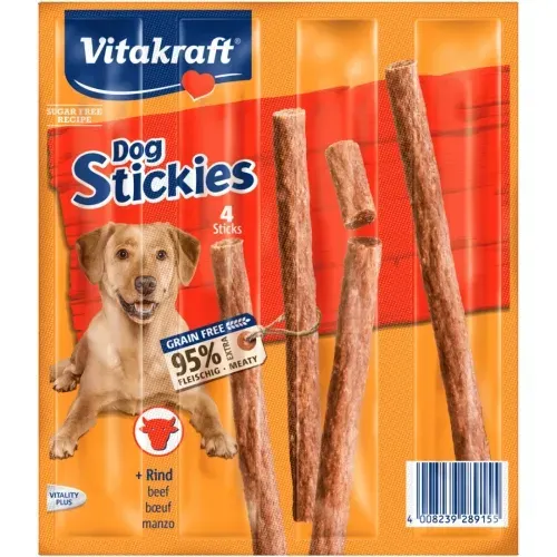 Recompense Caini Vitakraft Dog Stickies Vita, 4 x 44 g