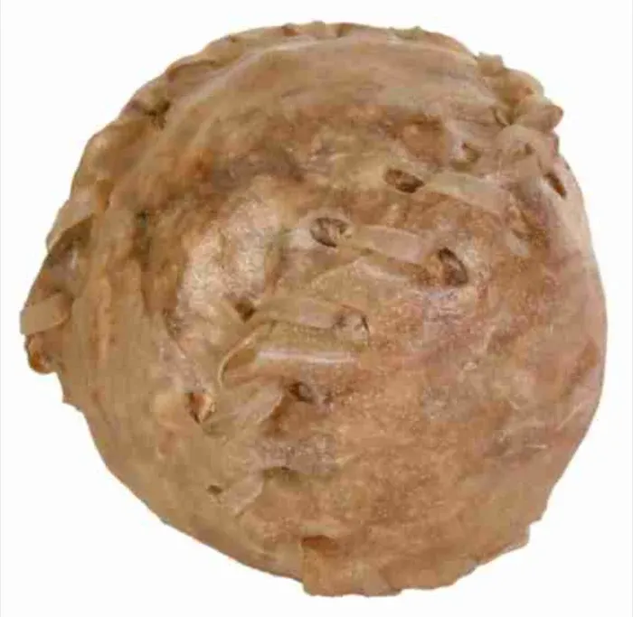 Recompense Pentru Caini, Minge Din Piele Uscata Cu Umplutura, 4.5 cm 70 g