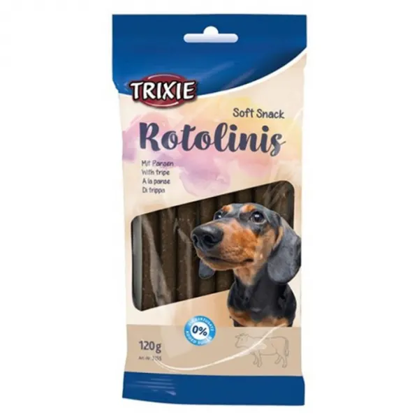 Recompense pentru caini Rotolinis cu maruntaie 12 buc   120 gr