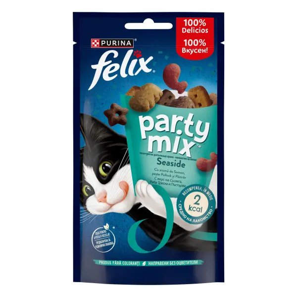 Recompense pisici, Felix Party Mix Ocean Mix, 60 g