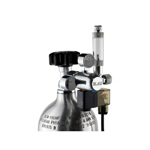 Reductor CO2 Blau Compact cu electrovalva si numarator de bule