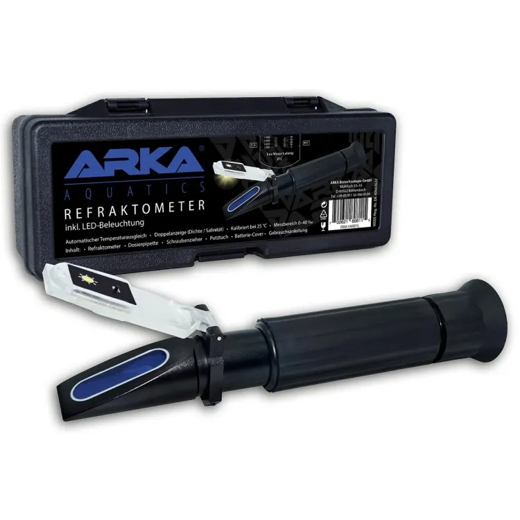 Refractometer salinitate cu iluminare LED ARKA