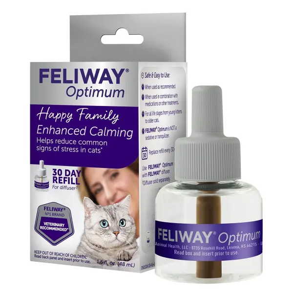 Rezervă difuzor antistres Feliway Optimun, 48 ml