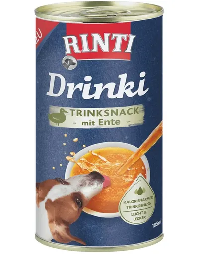 RINTI Drinki hrana lichia pentru caini 24x185ml cu rata