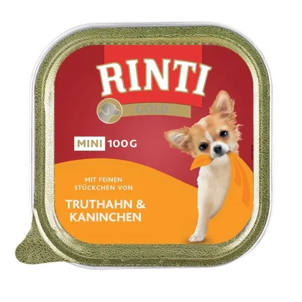 Rinti Gold Mini Pate Curcan si Iepure, 100 g