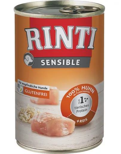 RINTI Sensible hrana caini, cu pui si orez 400 g