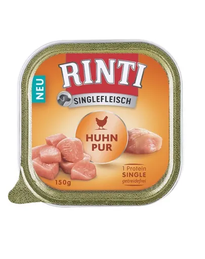 RINTI Singlefleisch Chicken 20x150g hrana cu pui, pentru caine