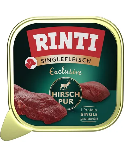 RINTI Singlefleisch Pure 150g hrană monoproteică cu vânat