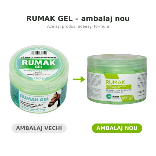 Rumak Gel cu Efect de Incalzire-Racire 500 g