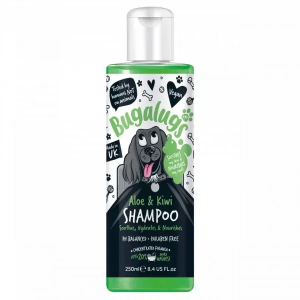 Sampon Caini, Bugalugs Aloe & Kiwi, 250 ml