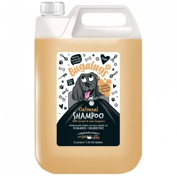 Sampon Caini, Bugalugs Oatmeal, 5 L