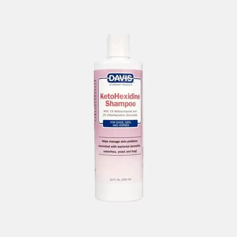 Sampon cu ketoconazol si clorhexidina, Davis Ketohexidine Shampoo, 355 ml