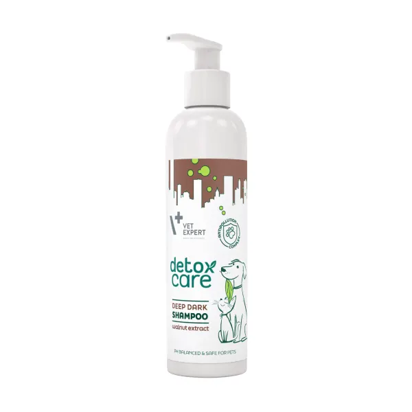SAMPON DEEP DARK DETOX CARE Vet Expert, 250ML