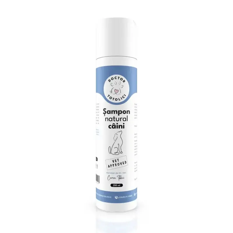 Sampon natural caini Doctor Totolici, 250 ml