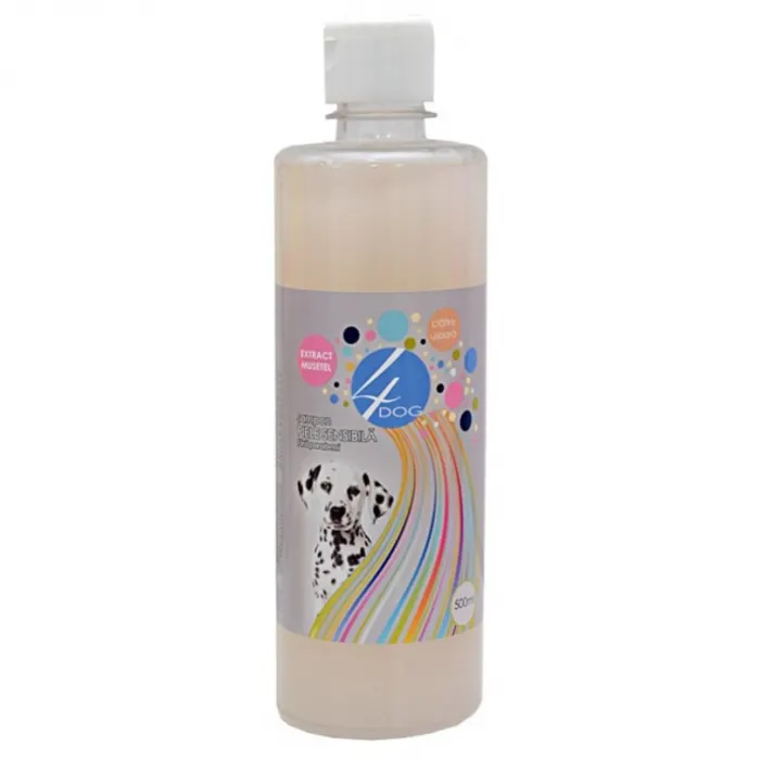 Sampon pentru caini 4DOG Piele Sensibila 500 ml