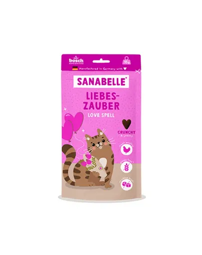 SANABELLE Love Spell recompense crocante pisici 55 g cu pasăre