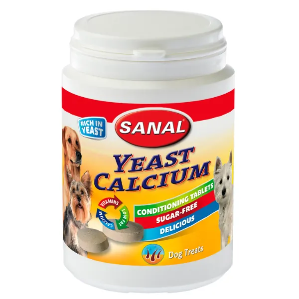 Sanal Dog Yeast Calcium - 150-g