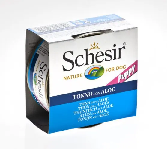 Schesir Cons Caine Junior Ton/Aloe 150 g