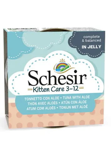 Schesir Pisica Junior Ton/Aloe 85 g