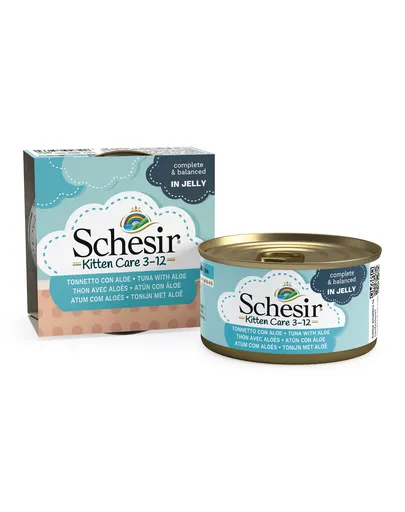 SCHESIR Ton cu aloe pentru pisoi 85 g