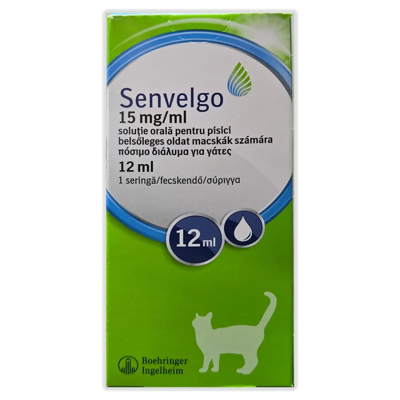 Senvelgo, solutie orala pisici 15mg/ml, 12ml