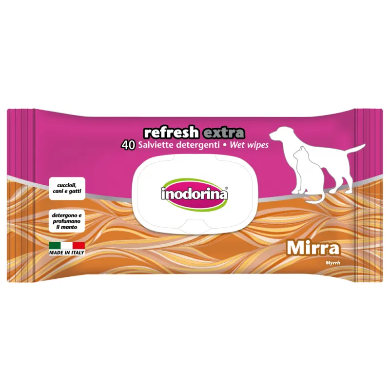 Servetele umede & extract de Smirna Inodorina 40 buc
