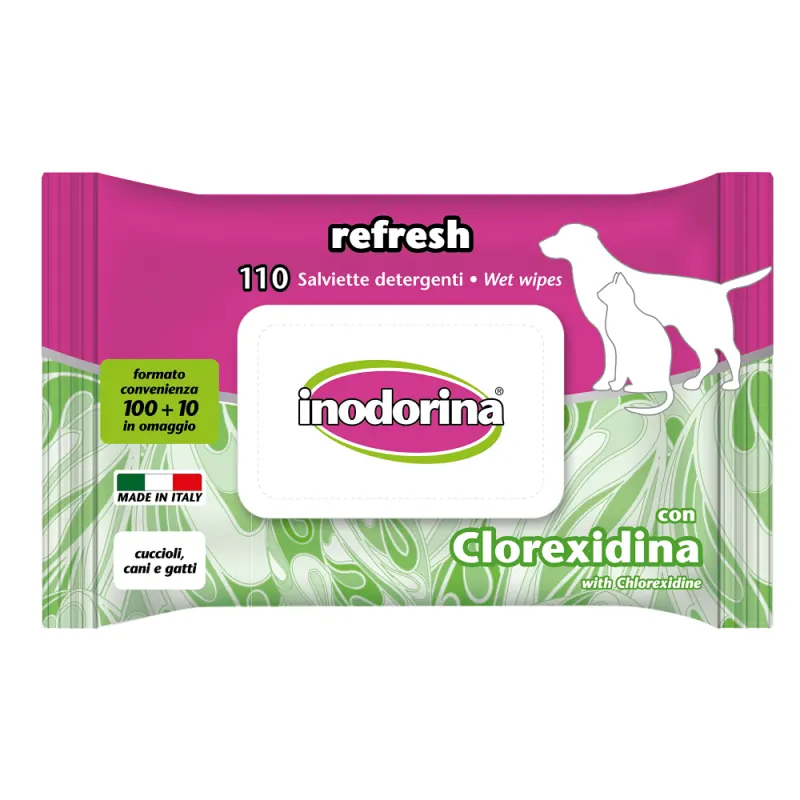Servetele umede Inodorina Clorhrexidina 110 buc