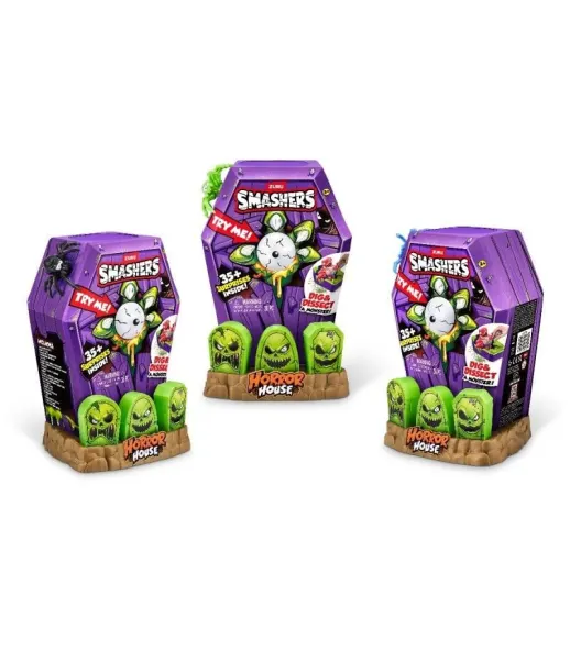 Set Engros cu peste 35 figurine si accesorii, Horror House Large - Smashers
