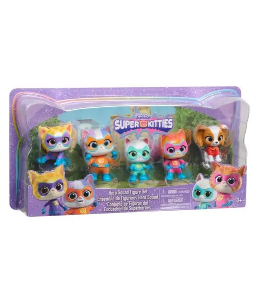 Set Engros de joaca cu 5 figurine - SuperKitties