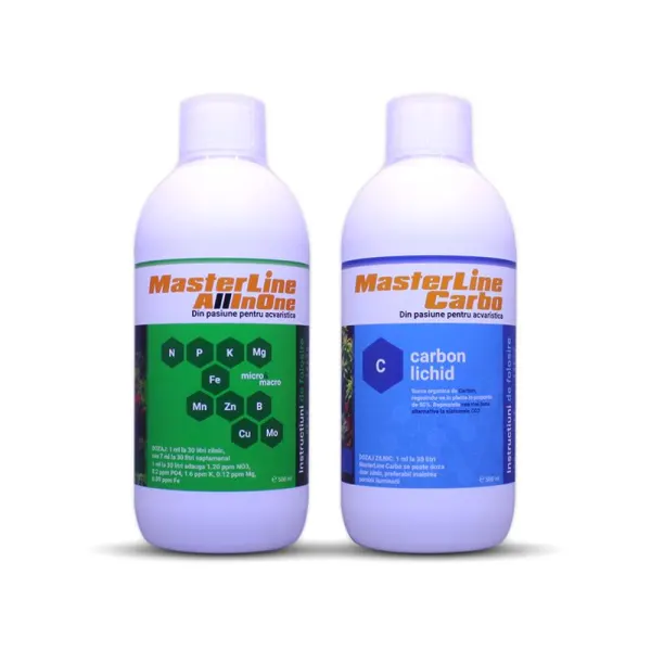 Set Fertilizanti MasterLine All in1+Carbo 2x500ml
