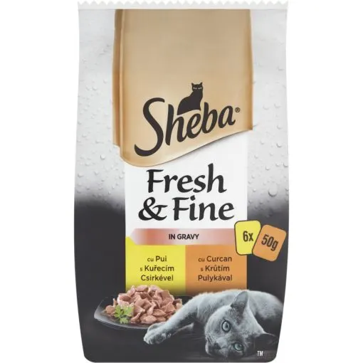 Sheba Minipouch Selectii De Pasare 6 X 50 g