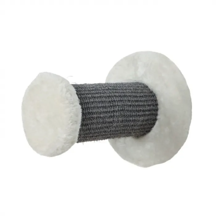 Sisal fixat pe Perete, 18x22 cm, Alb cu Gri