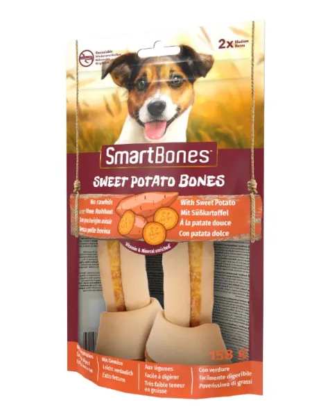 Smartbones Recompense Cartof Dulce M/ 2 buc 158 g