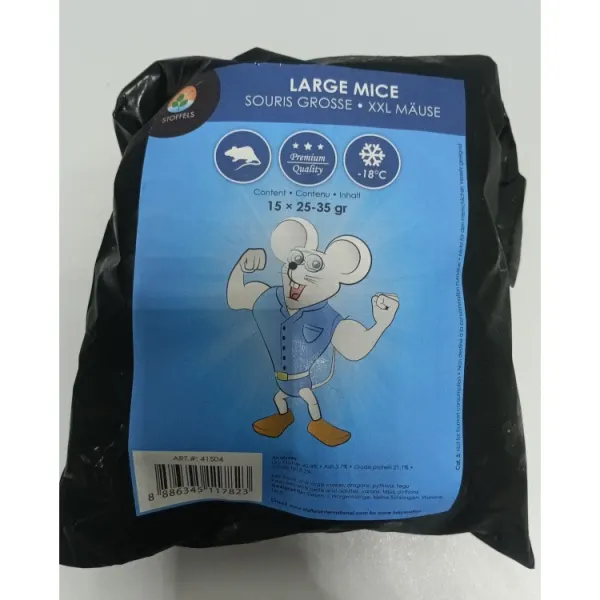Soareci congelati mari XXL (25-35 g) 15 bucati