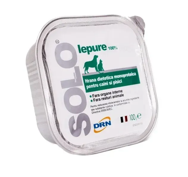 Solo, conserva 100% Iepure, 100 g