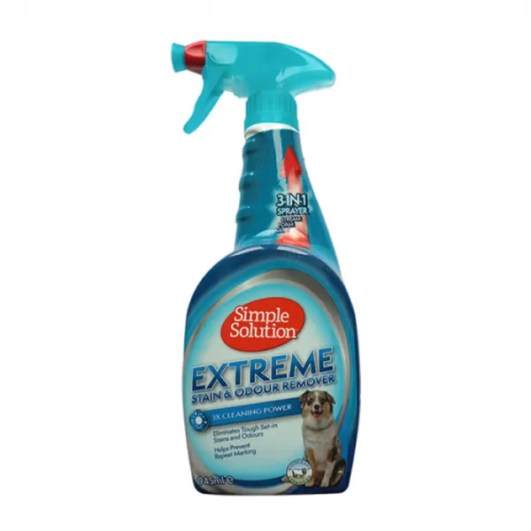 Solutie anti pete si anti mirosuri Extreme Simple Solution 945 ml