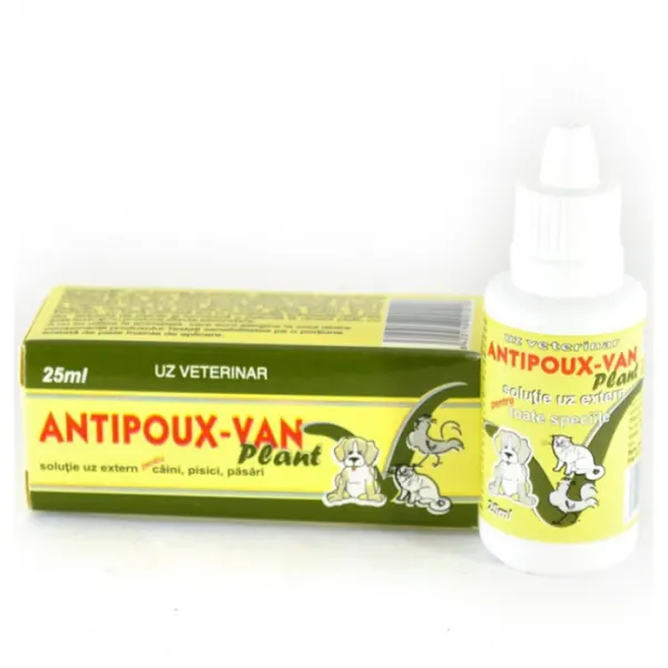 Solutie antiparazitara Antipoux Van Plant 25 ml