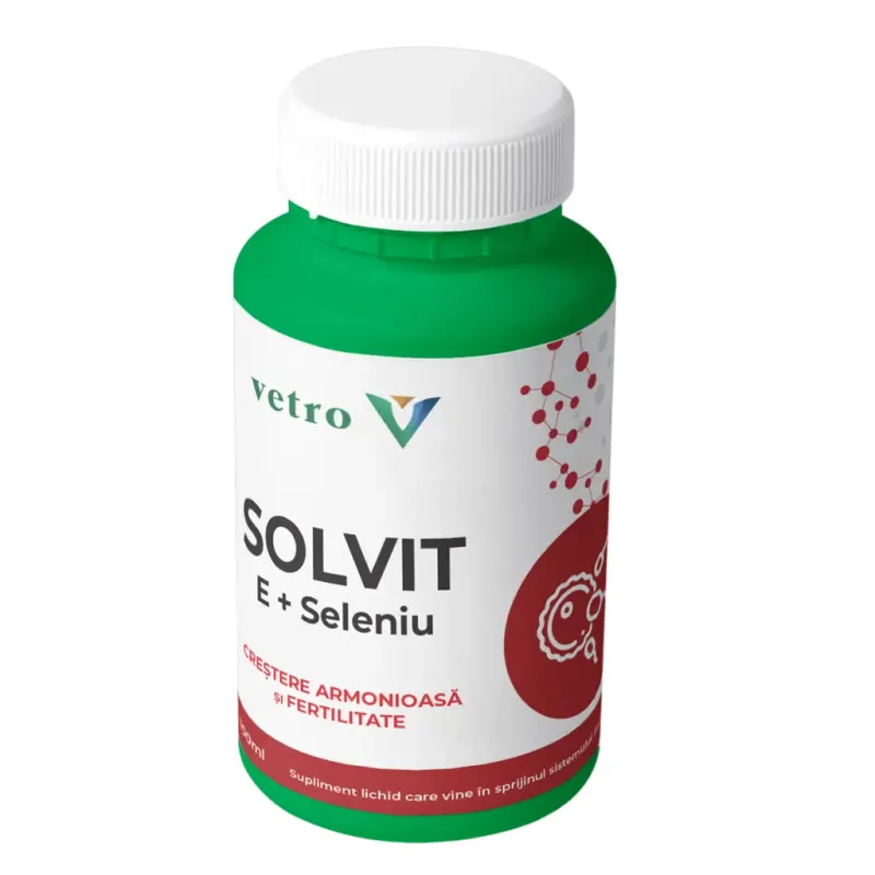 Solvit Vitamina E + Seleniu, 100 ml