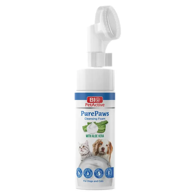 Spuma de curatare pentru caini  pisici Pure Paws 150 ml