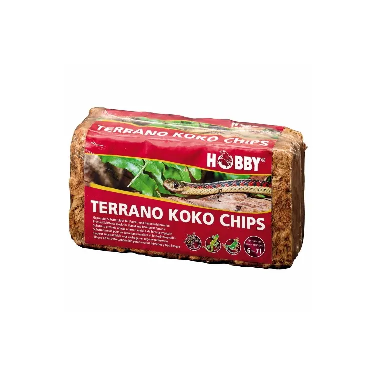 Substrat presat pentru terarii Hobby Terrano Koko Chips 500g